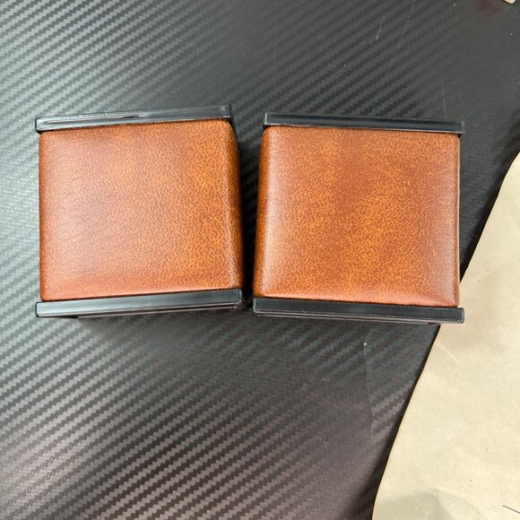 Vintage 70’s Backgammon Set Brown & White Playing Pieces Dice & Rules Sheet Cups - Picture 7 of 9